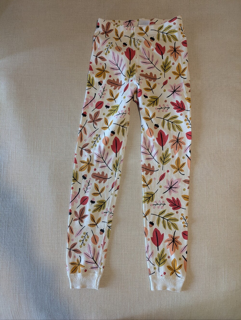 Hanna Andersson Fall Leaves Long John Pajama Pants